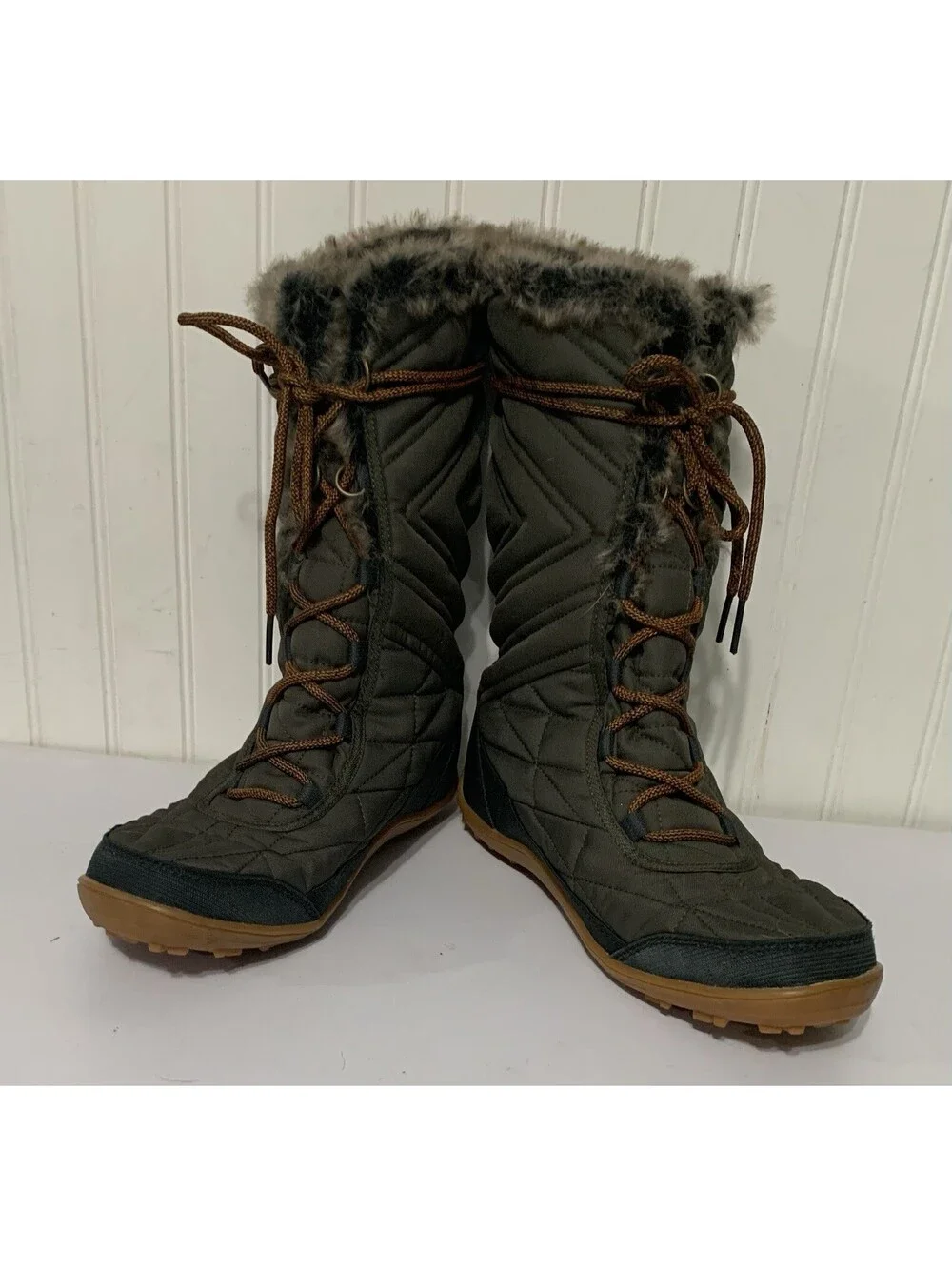 Columbia Womens Minx Mid III Boots Nori Size 12 Waterproof C34